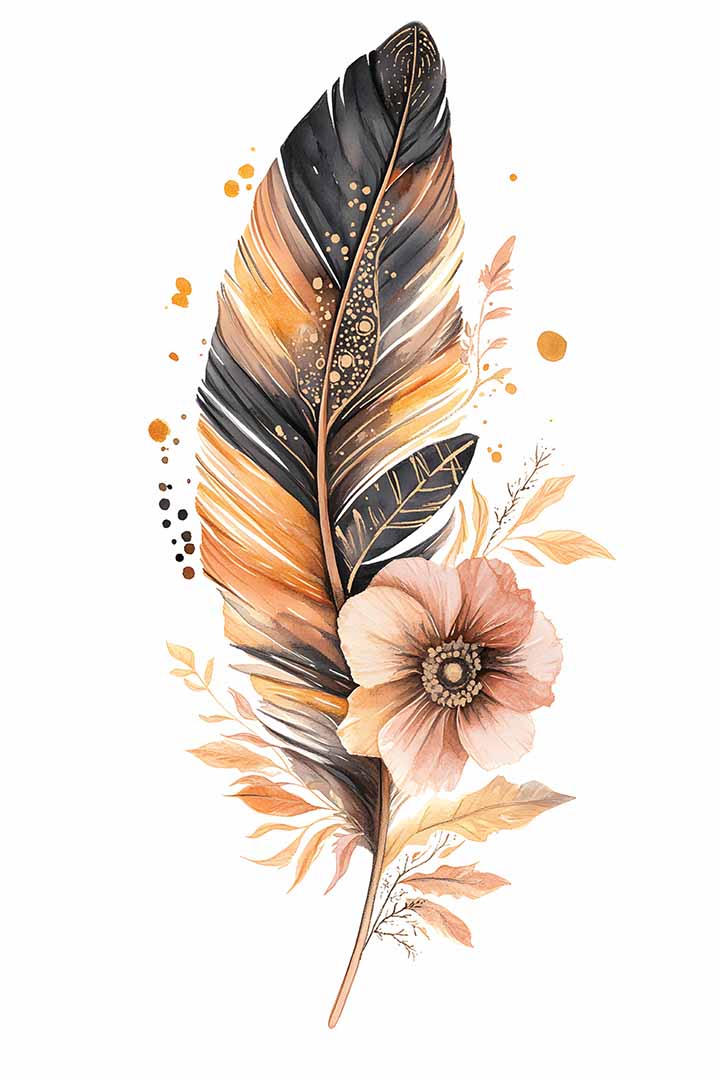 Golden Feather Bloom