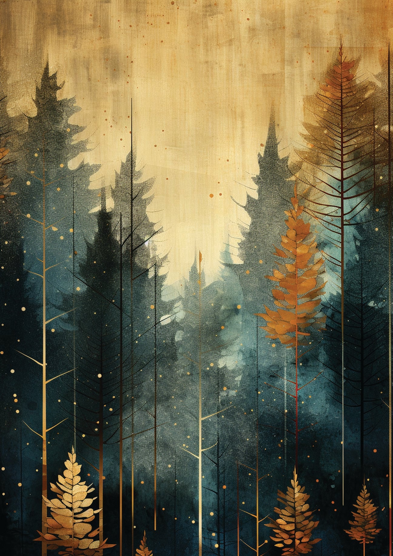 Golden Whisper of the Pines